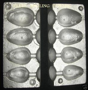 4 in 1 Pear Weight Mould ASL 2, 2.5, 3 & 4 oz